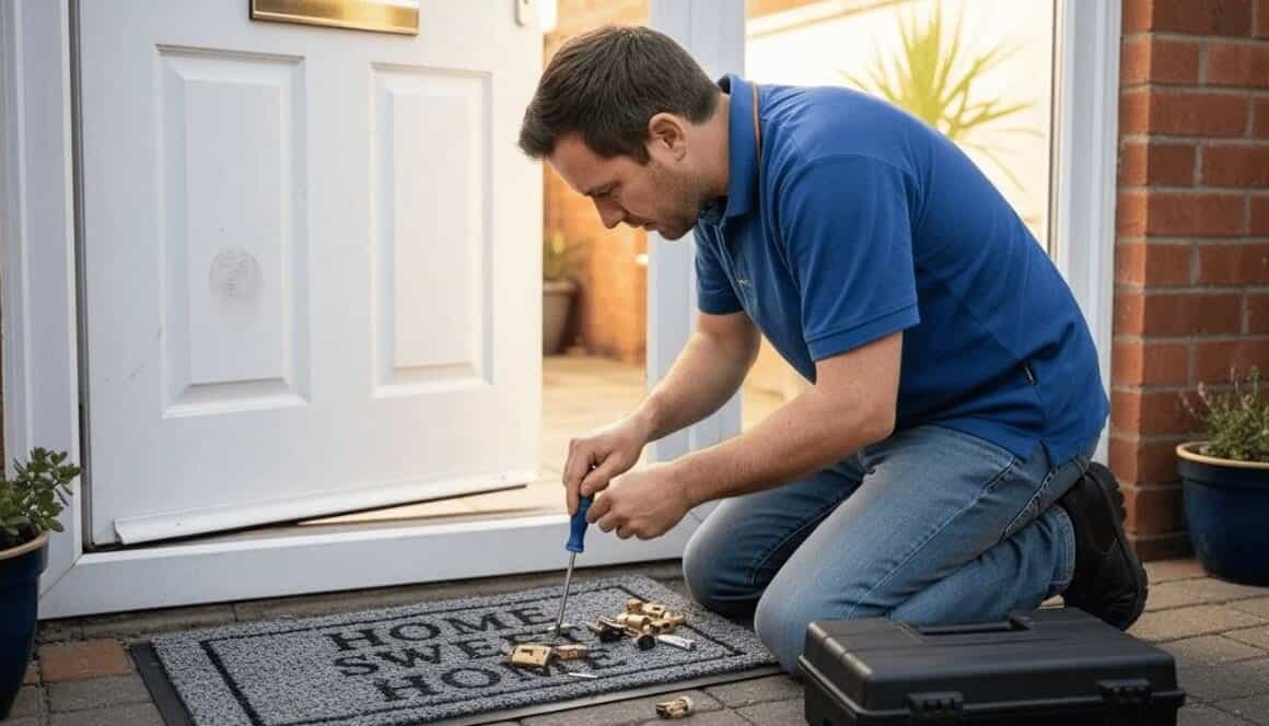 UPVC door lock repair