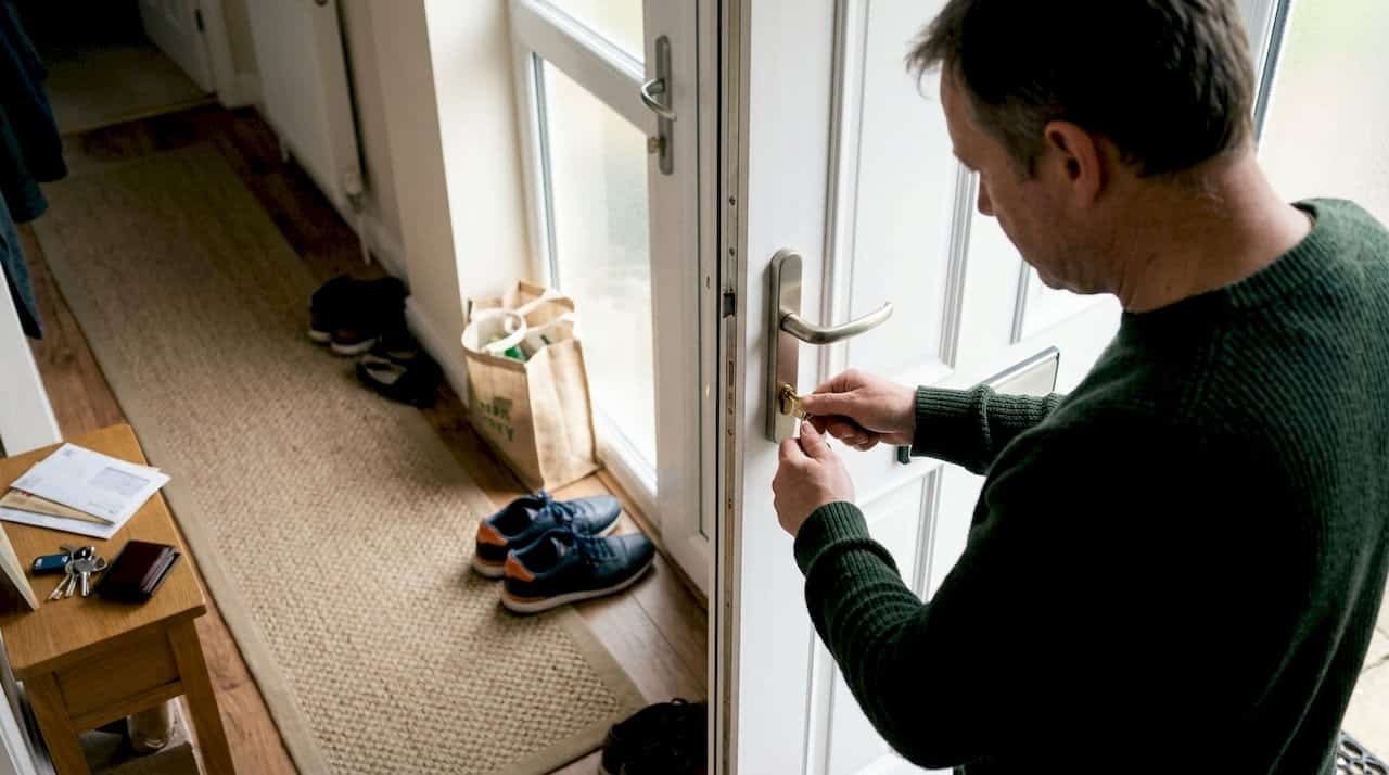 UPVC front door lock