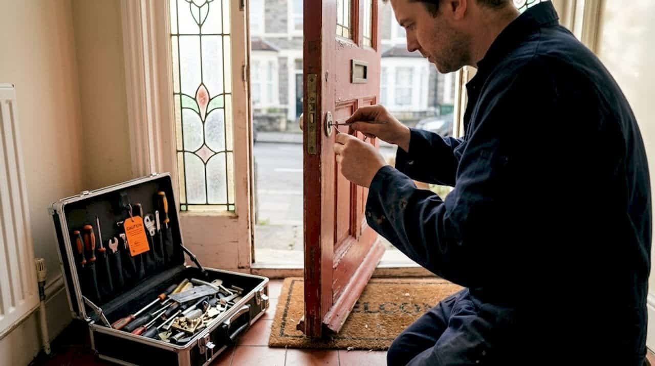 front door lock picking