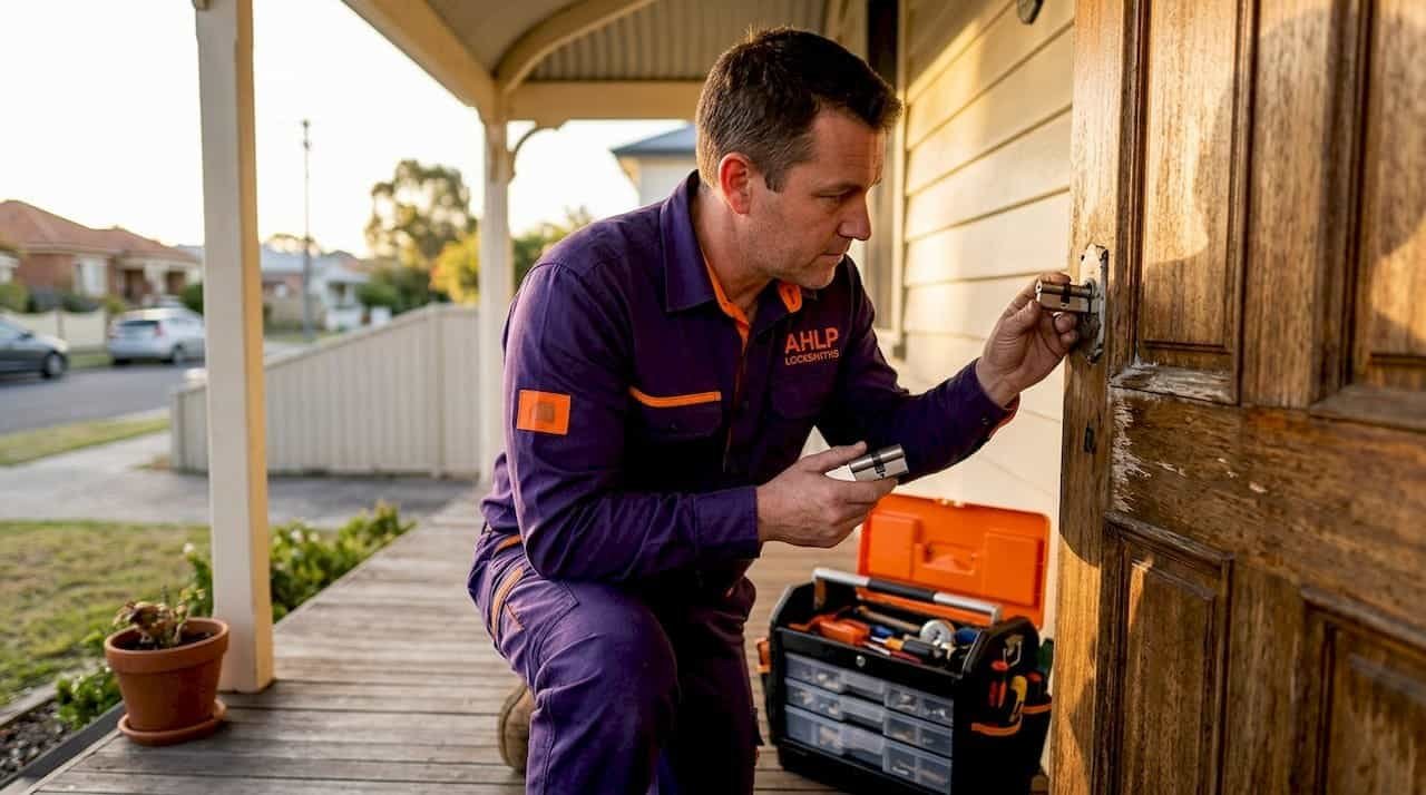 locksmith burglary repair process