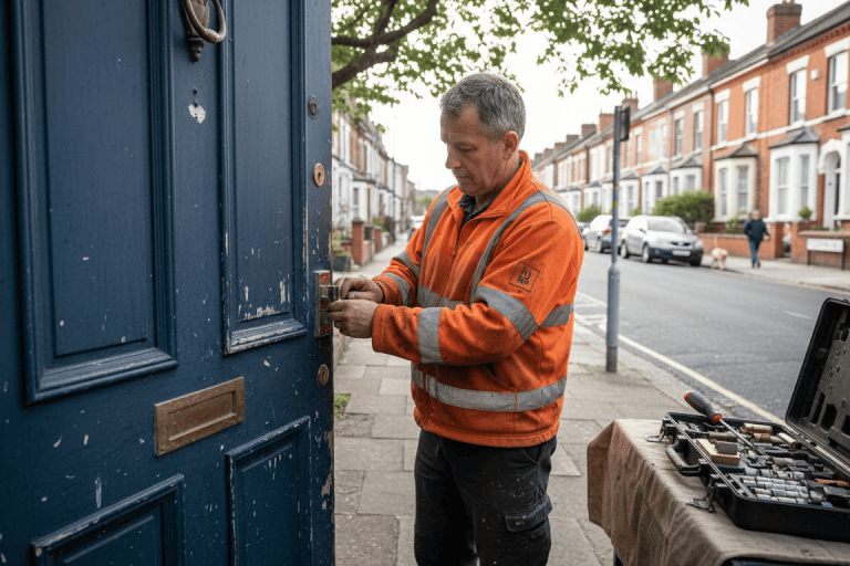 Locksmith fitting British Standard lock Bristol for Security Upgrades